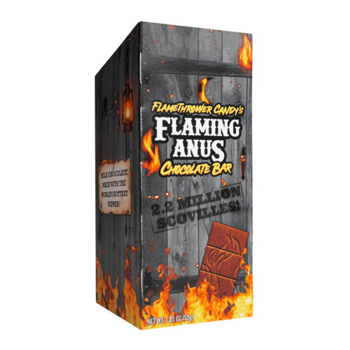 Flaming anus chocolate bar - bar, 52g