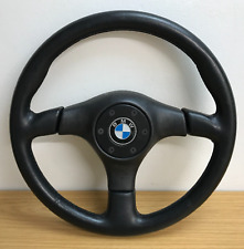 Genuine BMW Blackline (by Nardi) Black Leather 365mm Steering Wheel. E30 etc  6C