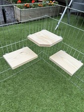 ( Pack of 3 ) Deep Shelves For Chinchilla/ Degu / Parrots/ Rats / Small Animals