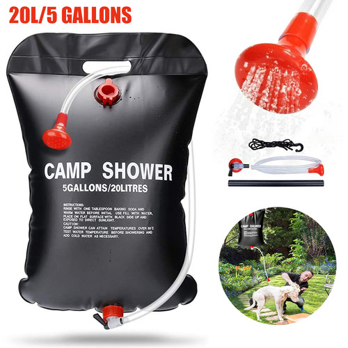 20l portable shower bag solar - portable,