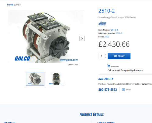 Staco 2510 variable - staco,
