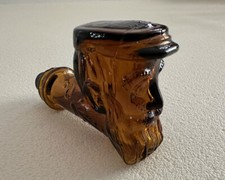 Avon spicy aftershave lotion 90ml long mans head pipe perfume bottle empty