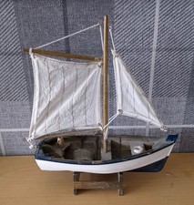 Vintage Wooden Sailboat Boat
