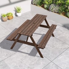 Outdoor Wooden Picnic Table