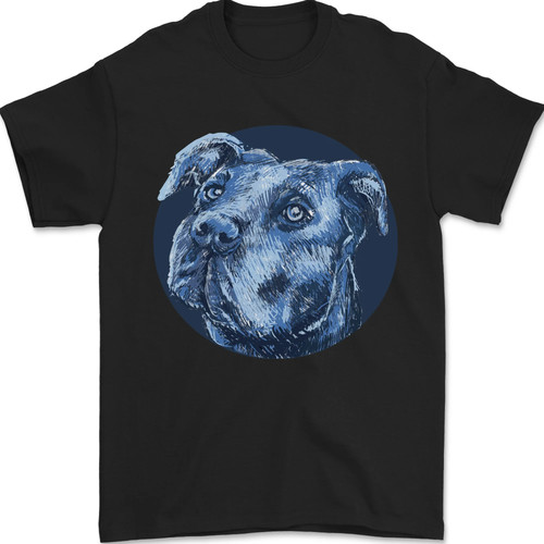 Pitbull dog portrait mens - dog,