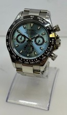 Seiko Mod Daytona Ice Blue