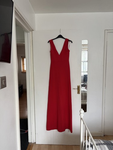 Red gown - red,