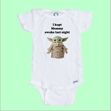 Funny Baby Yoda I kept Mommy