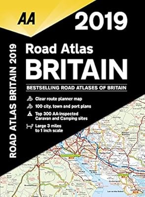 Road atlas britain 2019 - atlas, (aa