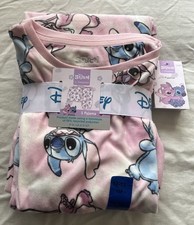 Primark Disney girls  Lilo & Stitch & Angel Soft Fleece Pyjamas Age 12-13