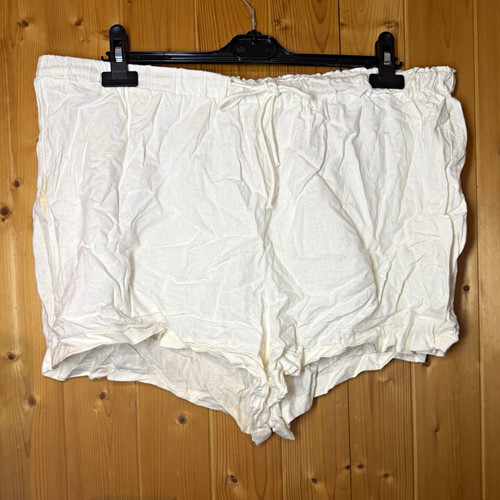 White primark shorts size 20 - white,