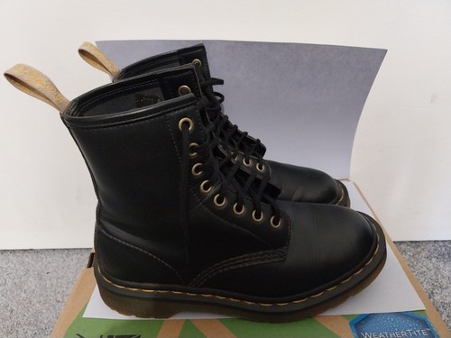 Doc marten black vegan boots - doc,
