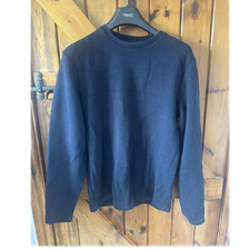 Zara Men's Navy Knit Jumper L