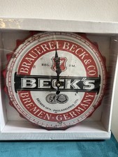 BN Becks Beer  30cm Wall CLOCK