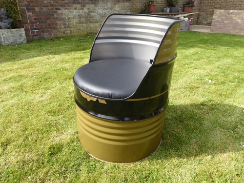 Bespoke oil barrel chair - bespoke,
