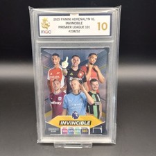 2025 Panini Adrenalyn XL Premier League Invincible 101 Card #5 Rare MGC 10