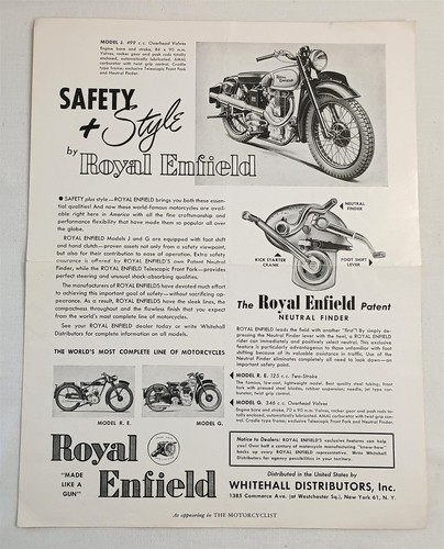 Vintage royal enfield safety - vintage, &