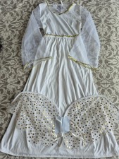 Angel Costume - Size 8-10 years - Dress & Wings