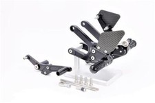 Adjustable Rearsets Black MG
