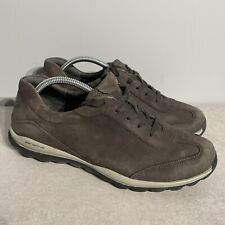 GABOR Shoes Men UK 7.5 Brown Nubuck Laces Trainer Sneaker Comfort