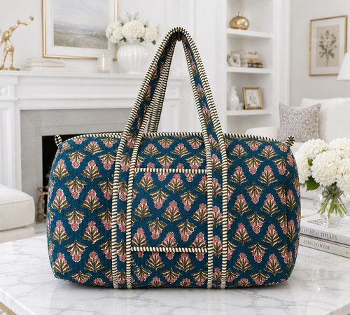 Hand made block printed - made,