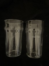 British Style Pint Glasses Half Pint Beer Glasses