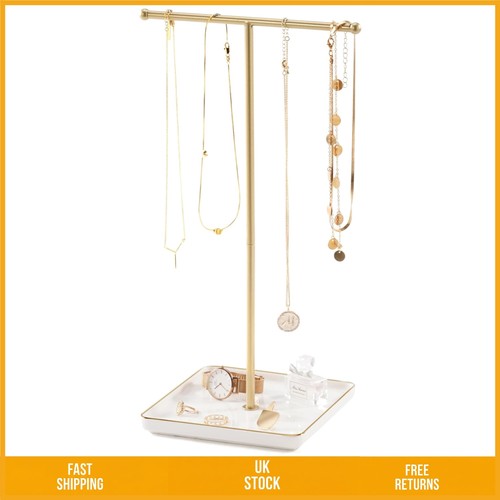 Elegant white jewelry tree - white,