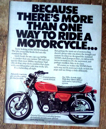 1978 yamaha xs750 dohc - xs750,