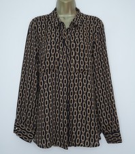 F&F BLACK TAN CHAIN PRINT LONG