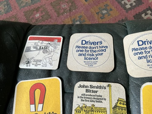 Beer mats 70s 80s - beer,