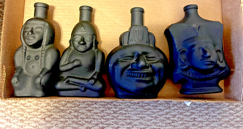 Lot vintage inca face pisco - lot-4,