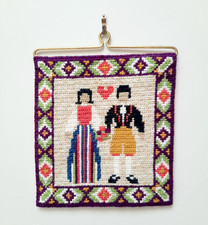 Scandinavian embroidered folk