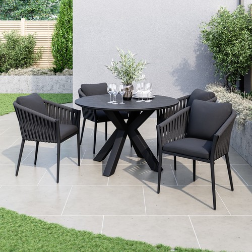 Seater black rope round - rope,