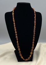 Amber Bead Necklace Honey