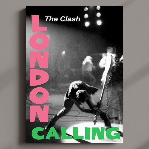 The clash london calling art - clash,