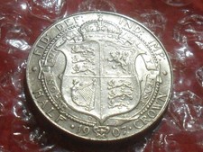 1907 Edward VII half-crown.