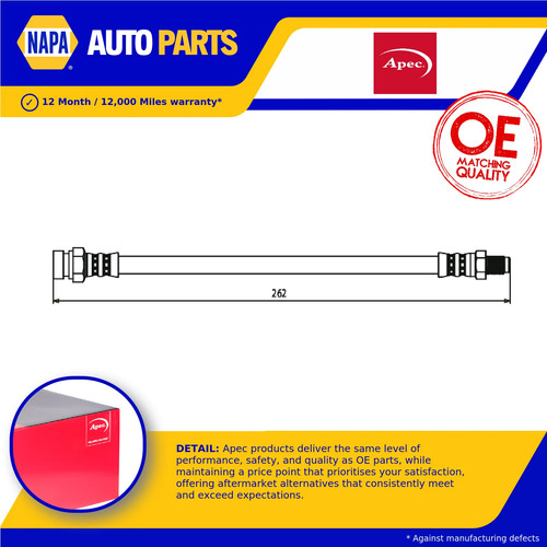Brake hose fits - hose,