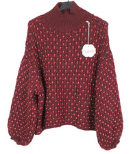 Winter Ladies Soft Knitted Italian Speckled Knit Casual Warm High Neck Jumper