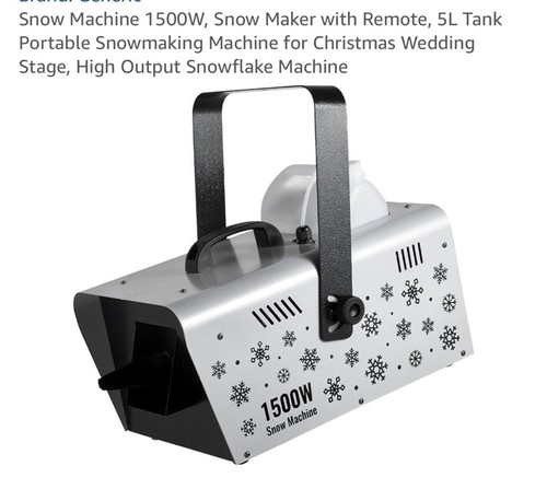 Snow machine 1500w wireless - snow,