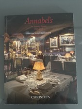 Christie’s ANNABEL’s Auction Catalogue 2018 Rare. Fine Condition