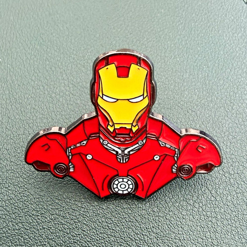 Iron man enamel pin - iron,