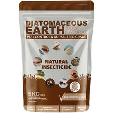 Diatomaceous Earth 5KG DE - FEED Grade Red Mite Fleas Ticks Worming Powder Pure