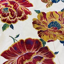 Red and Gold Embroidered