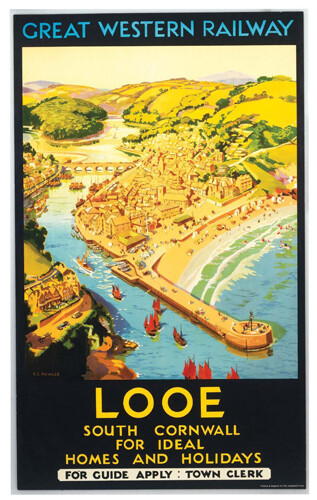 Vintage looe south cornwall - looe,,
