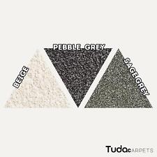 Barrati 15mm Saxony Hessian Back Carpet Luxury Hard Wearing Lounge Bedroom