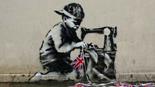 Art Postcard Street art ltd edition 10 print Proof Banksy style wall stencil 