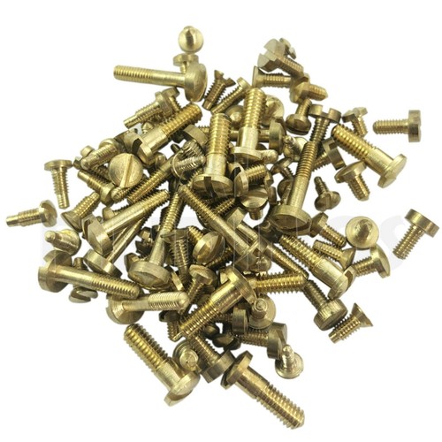 100 clock screws mixed size - 100,