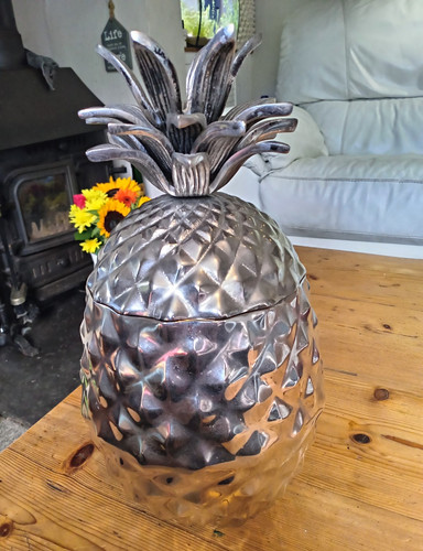 Pineapple novelty metal ice - metal,