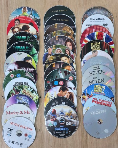 Dvd disc only job lot - dvd,
