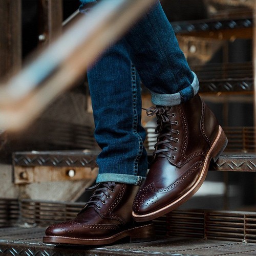 Handmade mens wingtip - wingtip, brogue